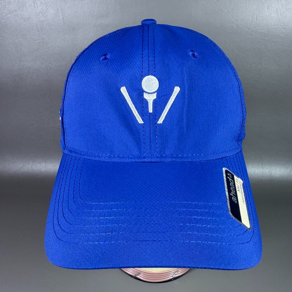 Boca Grande Ahead Performance Mid Fit Golf Hat Mens Adjustable Cap *HOLE READ